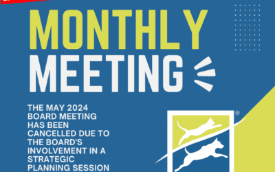 May 2024 board meeting canceled